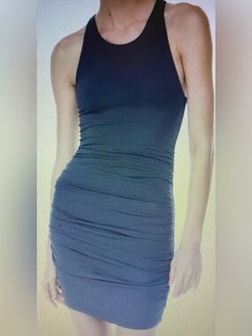 Babaton Total Eclipse Black Contour Double-Lined Dress From Aritzia New